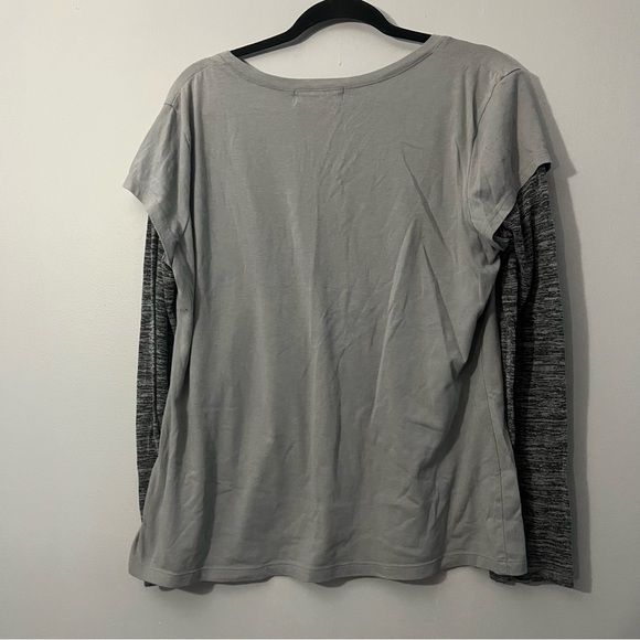 Appropriate Behavior gray layered tshirt size xl y2k vtg - Picture 2 of 4
